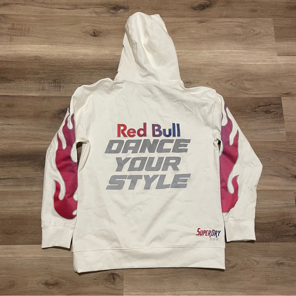 NWT Superdry Red Bull Hoodie 2024 breakdancing finals 3m reflective mens Large